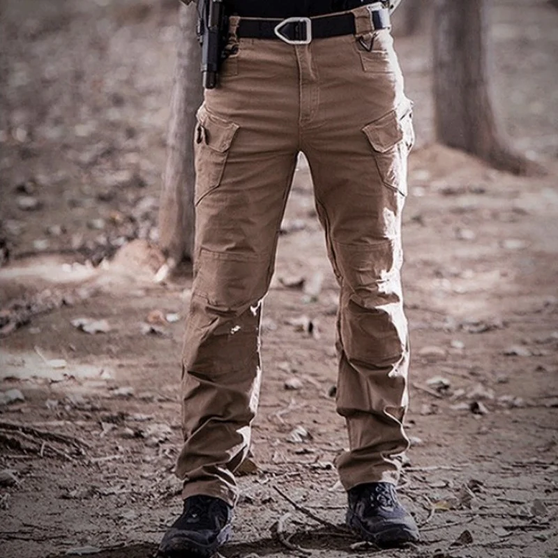 Men's Tactical Cargo Pants Elastic Multi Pocket Outdoor Casual Pants Military Army Combat Trousers  Sweatpants Plus Size 6XL