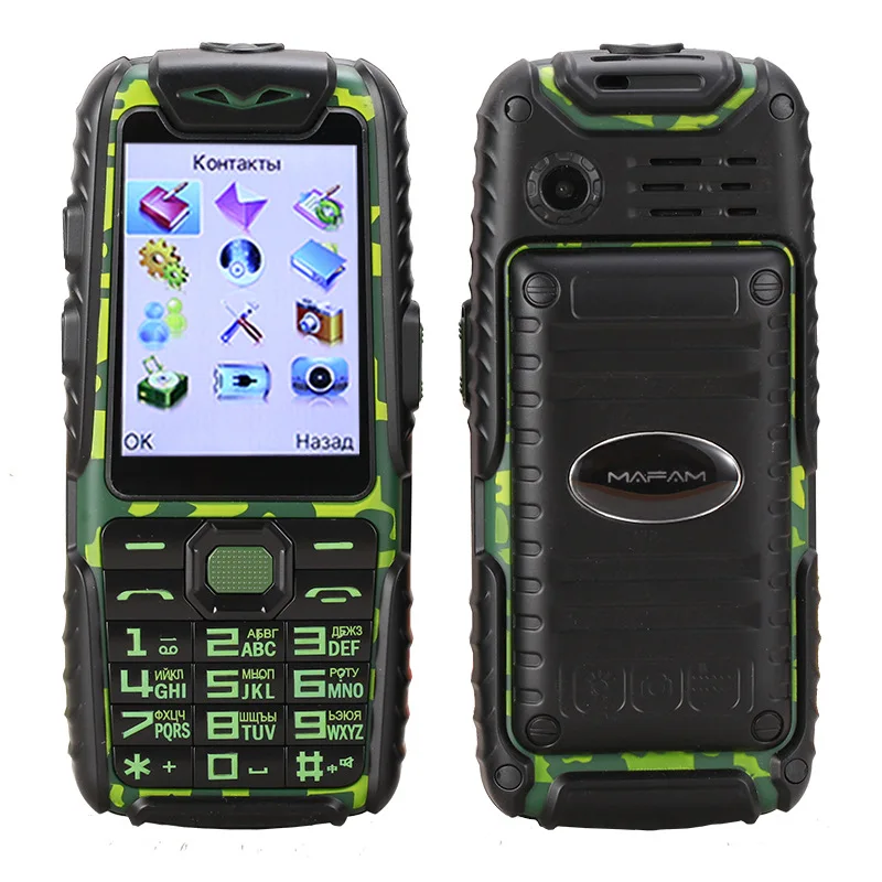 

Land Rover A6 M6 Military Triple Protection High Power Box Portable Battery for Mobile Phones Dual Card Elderly Long Standby Mob