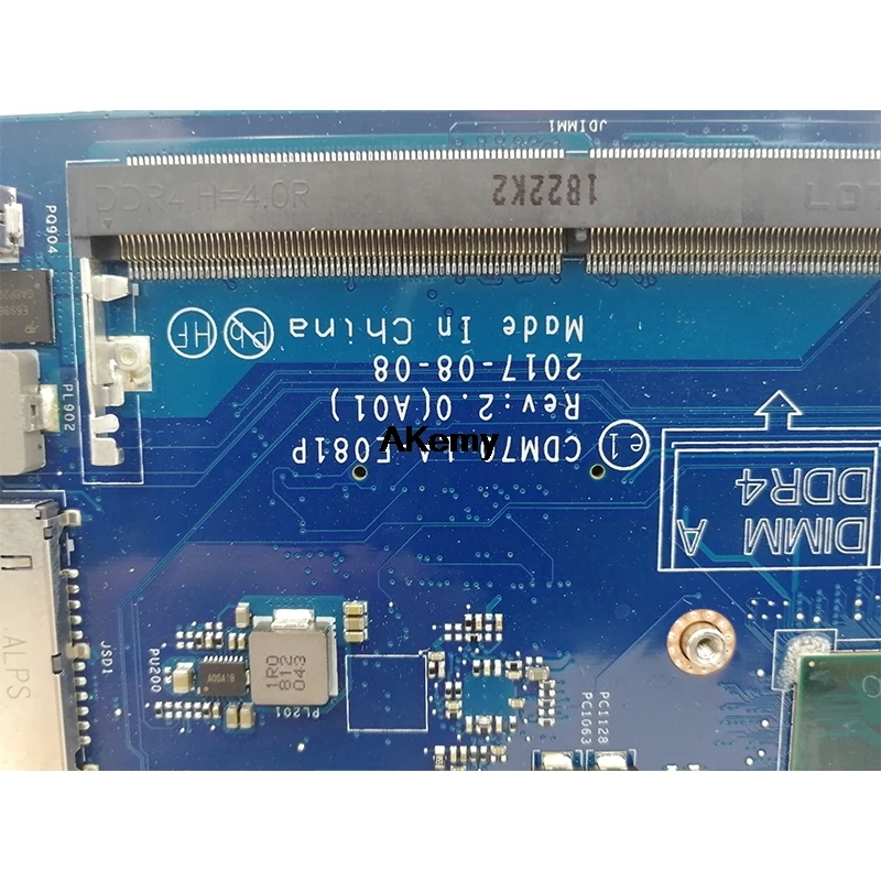 E5480 5480 материнская плата для ноутбука DELL CN-0RHH0R 0RHH0R RHH0R CDM70 LA-E081P Материнская плата ноутбука E5480 5480 материнская плата i5-6300U тест проведен