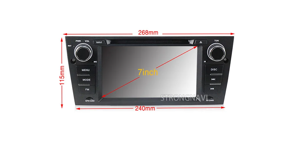 Clearance IPS DSP Car Multimedia player Android 9 4+64G GPS navigation radio Stereo  For bmw e90 E91 E92 FM Radio wifi BT 2