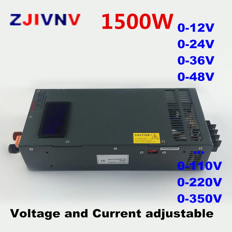 1000W Импульсный источник питания блок 12 вольт 0-12V 24V 36V 13.8V 48V 60V 110V 220V Трансформатор