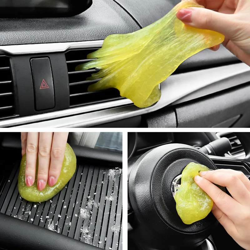Чистящие губки для автомобиля, автомобильные универсальные супер чистые инструменты для удаления пыли из микрофибры