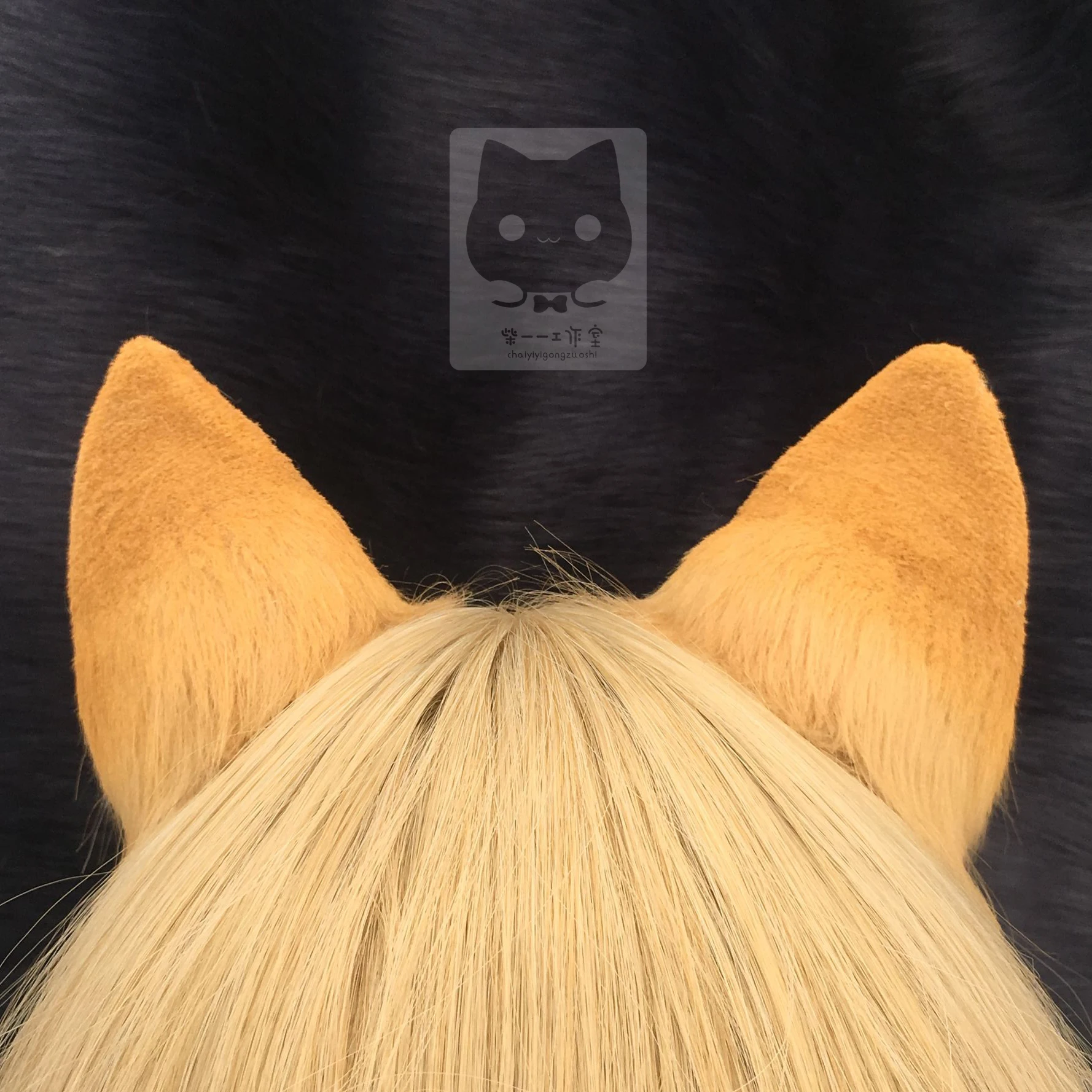 MMGG ручной работы Оранжевый кот neko уши обруч для волос для аниме Лолита косплей костюм аксессуары