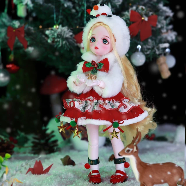 DBS DREAM FAIRY Doll 1/6 BJD Christmas Doll Mechanical Joint Body With Makeup Hair Clothes Shoes Fashion Girls Anime 30CM Gift 2