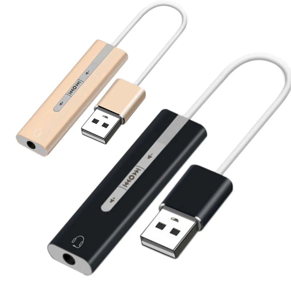 Внешняя звуковая карта USB 3 5 мм звуковой интерфейс микрофон наушники