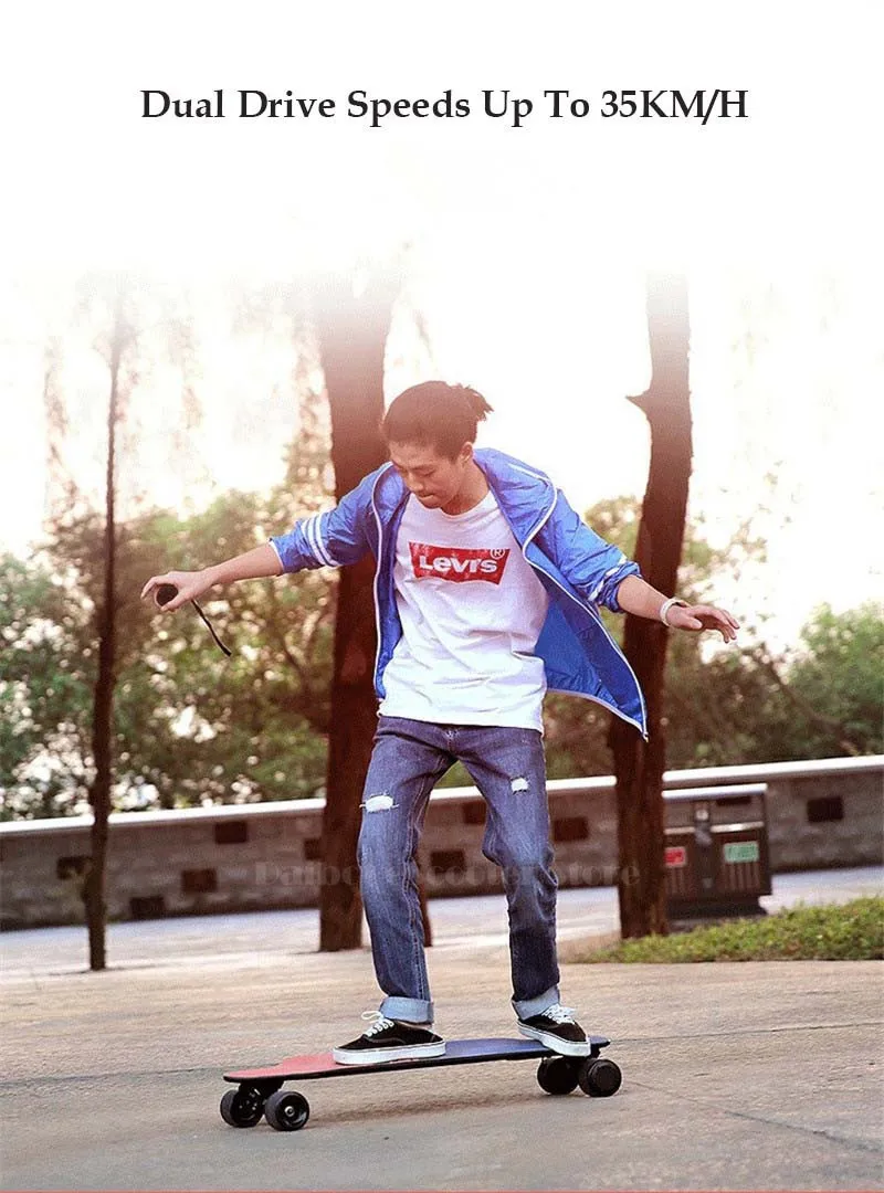 Daibot Longboard Electric Skateboard 4Wheel Electric Scooter Cruise Control SingleDouble Driver 350W 36V Adult Electric Scooter (14)