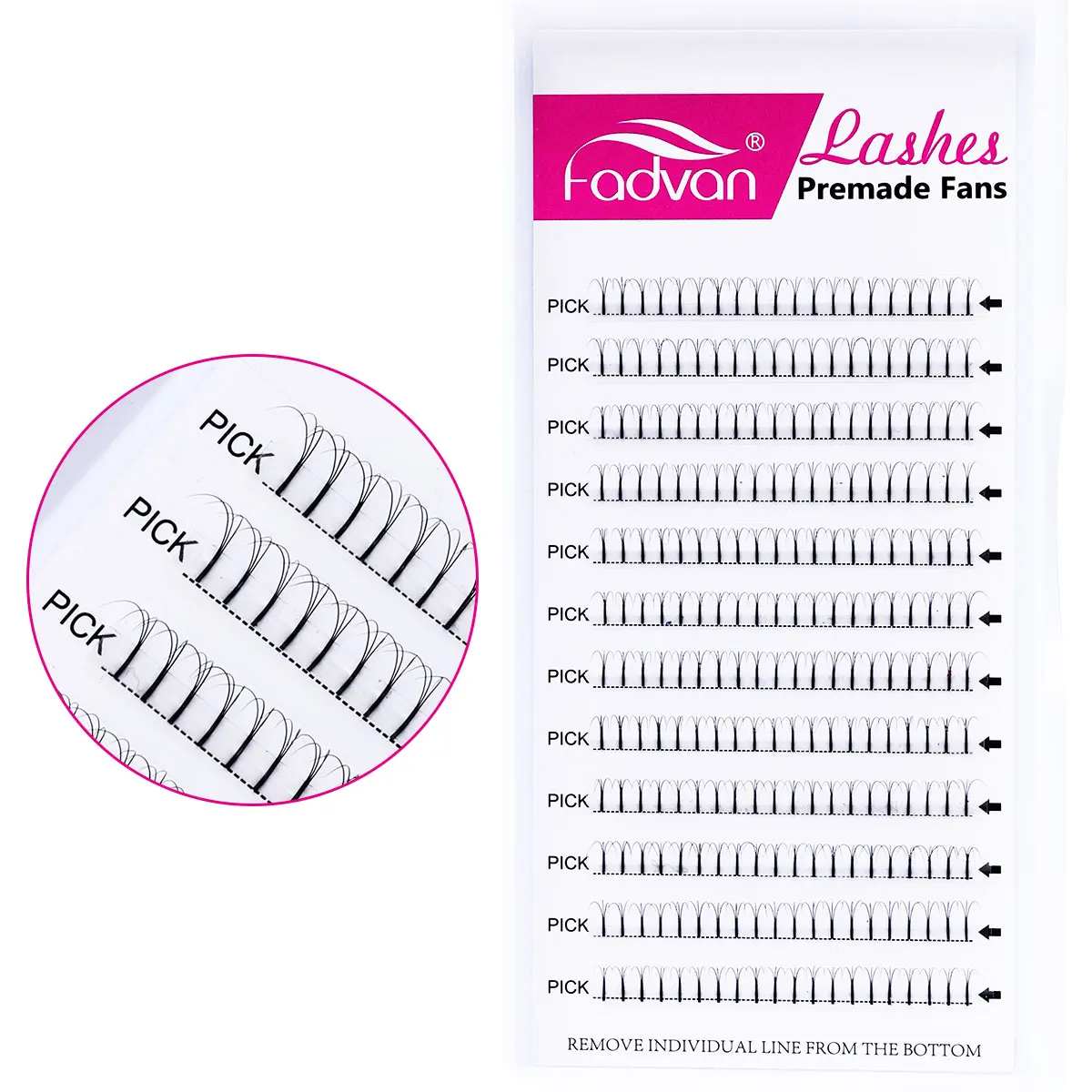 

Premade Volume Fans 0.07 0.10mm False Lashes Korea Silk 3D 5D Individual Eyelash Extension Handmade Natural Mink lash extension