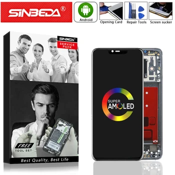 

Fingerprint 6.39" AMOLED For For Huawei Mate 20 Pro LCD Display Touch Screen with Frame Digitizer For HUAWEI Mate 20 Pro Display