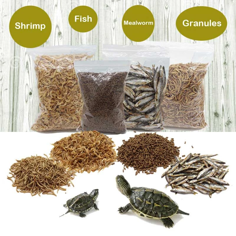 カメ Terrapin 亀鳥ハムスター魚の餌飼料スティック顆粒干物エビ Mealworm 爬虫類水族館の魚食品 Feeders Aliexpress