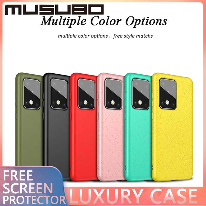 Musubo роскошный мягкий чехол-накладка для Samsung Galaxy S20 + 5G Ultra S10 PLUS Fundas Cover Silicone Note10