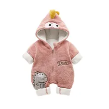 Mono de abrigo para bebé, ropa para recién nacido, pelele cálido para niño, chaquetas de algodón para niña, ropa de nieve, Mono