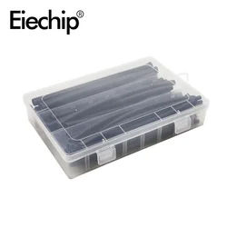 45 peças kit de tubo de conexão elétrica, envoltório de fio elétrico, isolamento do cabo de redução de calor, à prova d' água, encolhimento 4:1