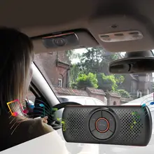 Wireless Bluetooth Car Speaker Handsfree Call Sun Visor Music Receiver Player Car Accessories Interior