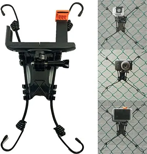 Universal Action Camera Backstop Chain Link Fence Mount for Camera/Digital Camera/Smartphone School Training and Outd | Инструменты