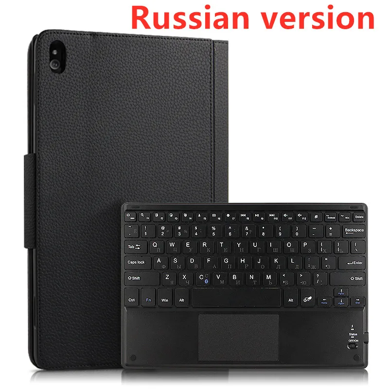 black Russian Для lenovo Tab P10 TB-X705L TB-X705F 10,1, защитный чехол, защита клавиатуры Bluetooth, PU Tab P10 10,", чехол для планшета, чехлы - Цвет: black Russian