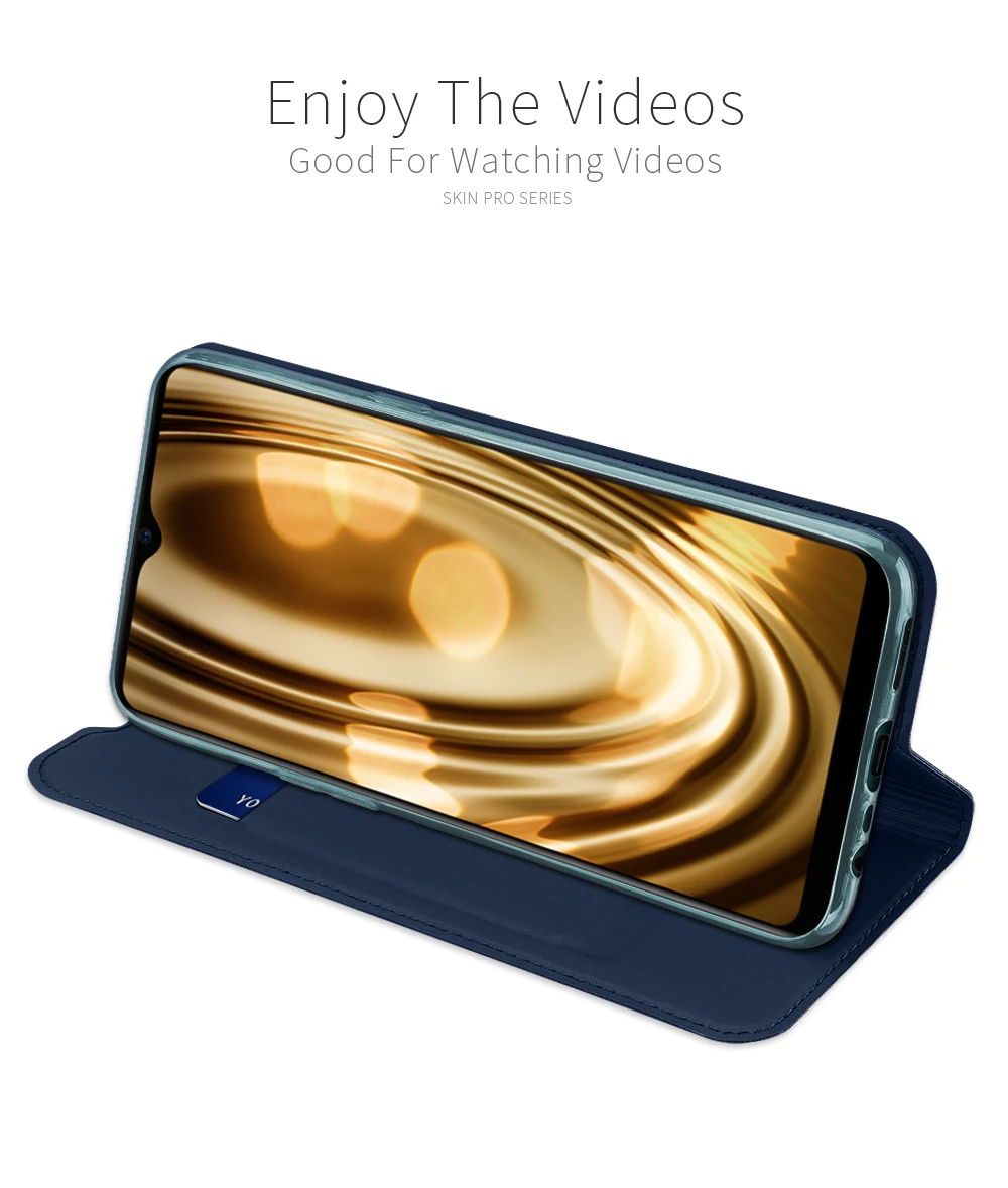 Чехол-книжка для OPPO A9 и A5 с отделением для карт, чехол-кошелек с подставкой из искусственной кожи, Мягкий бампер из ТПУ, защитный чехол для мобильного телефона