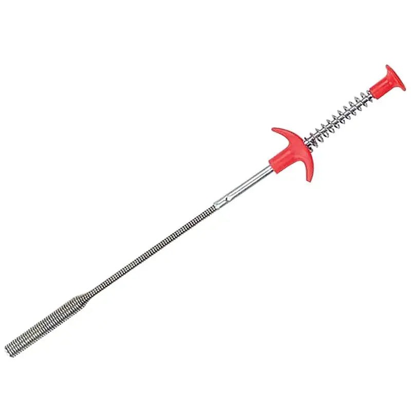 

1 Pcs 60cm Bendable Metal Sewer Extractor Sink Cleaning Cleaning Tool Sewage Dredger Hook I5B8