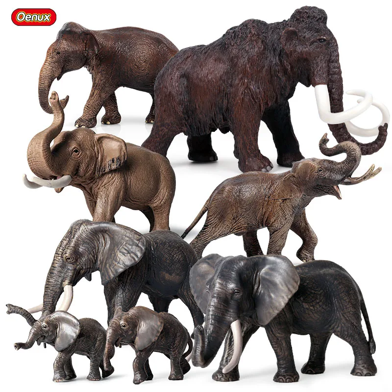 Big African Elephant Toy Elephant Figure Toy Pvc Educational Toy