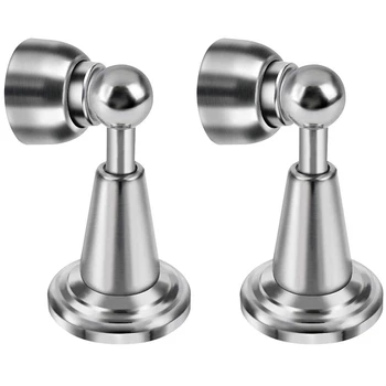 

Hot Sale Door Stopper, Magnetic Door Stop, Soft-Catch Magnetic Door Catch, Door Hold Open, Stainless Steel, Brushed Satin Nickel