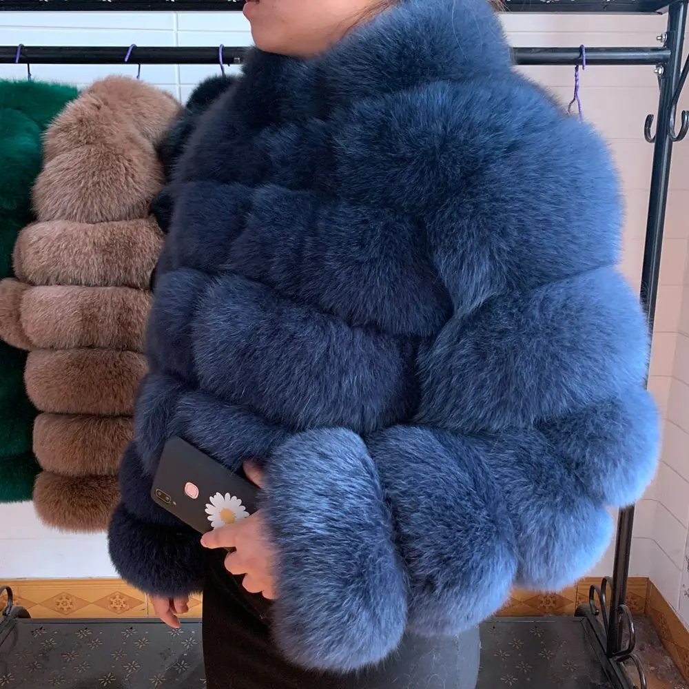 Рисунок 2 - 2020 реального пальто с мехом 100% новое поступление