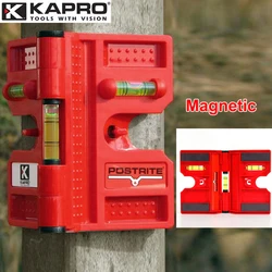 KAPRO 340 Brick Post Level Angle Spirit Level Adjustable Angle Foldable Level Ruler Level Measuring Instrument With Magnetic High Accuracy Water Bubble Level Portable 