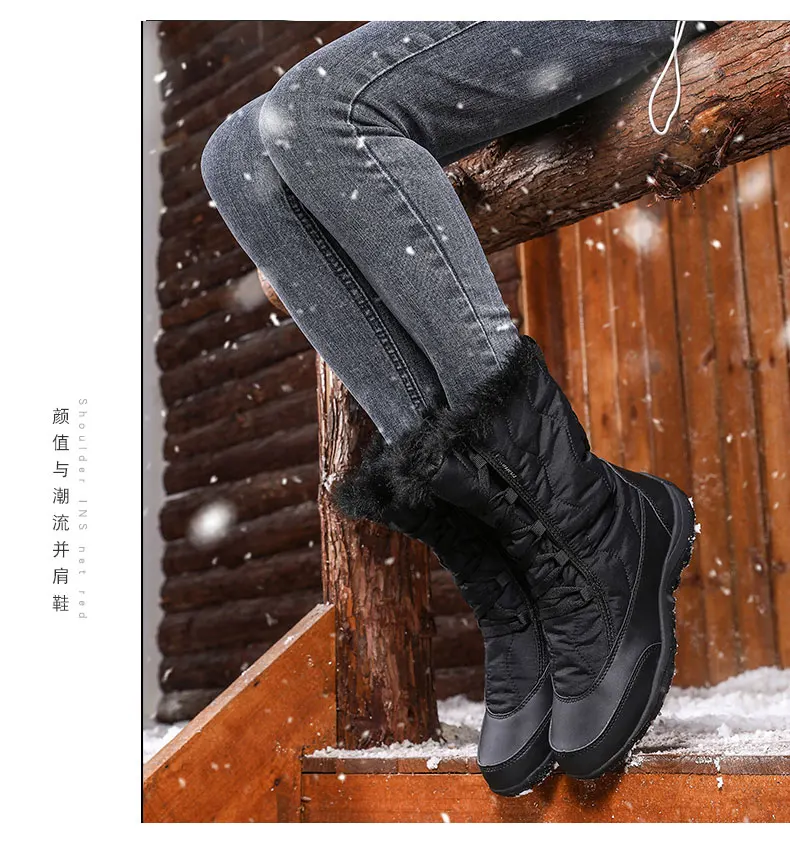 Модная зимняя обувь; женские ботинки из искусственной кожи; женские зимние ботинки на платформе; Теплая обувь на меху со шнуровкой на плоской подошве; Лидер продаж; большие размеры