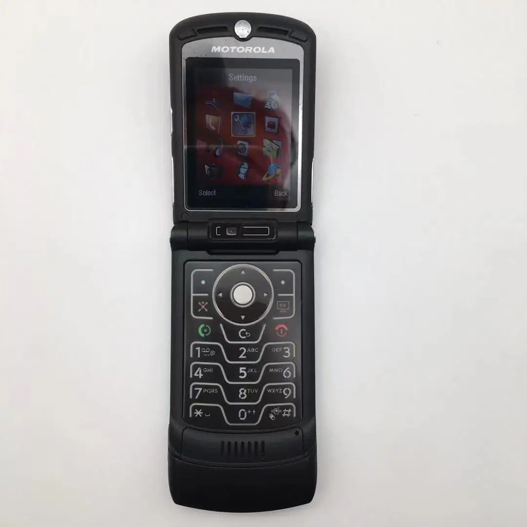 Motorola RAZR V3XX Refurbished-Original Unlocked Cell Phone 2.2" 1.3MP Video recorder GSM Flip Cellular Phone Free shipping iphone 12 refurbished