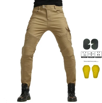 

Motocross Pants Motorcycle Pants Pantalon Moto Jeans Men's Motorcycle Equipment Biker Motorbiker Trousers With Protection