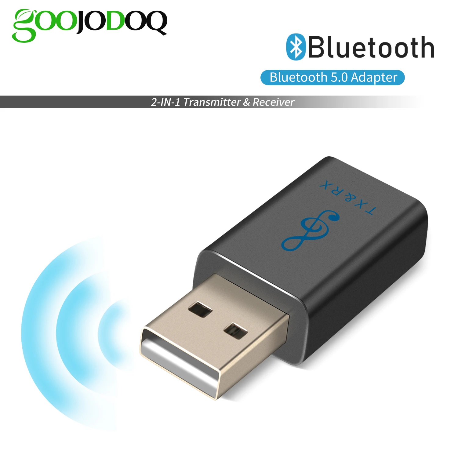 Usb Bluetooth トランスミッタレシーバ 2 で 1 ミニ Bluetooth 5 0 ワイヤレス 3 5 ミリメートル Aux ステレオオーディオアダプタテレビ Pc 用車の音楽 Usb Bluetoothアダプタ ドングル Aliexpress