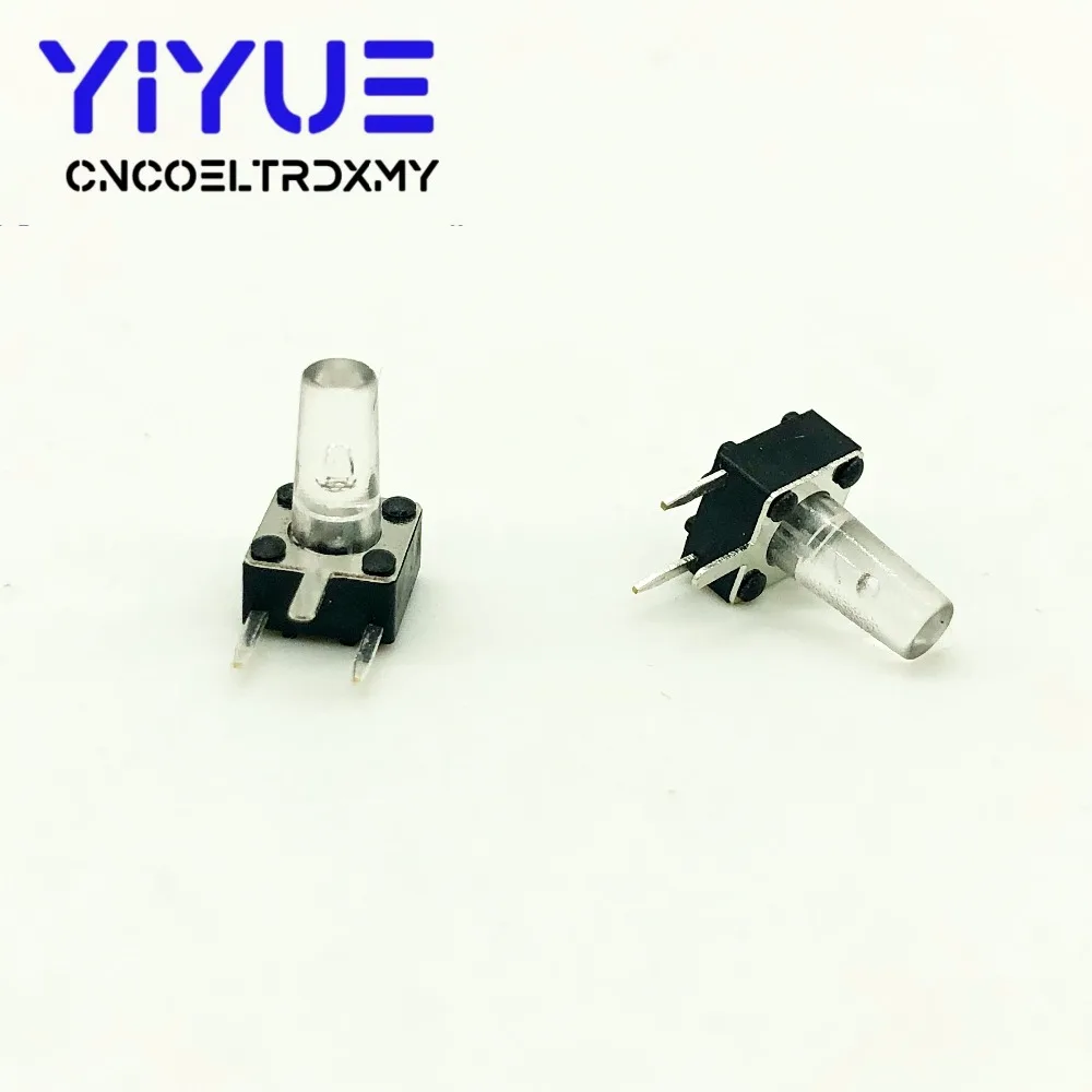 20Pcs 667.3mm High Right Angle 3 Pin Dip Side Actile Tact Push Button Micro Switch Self Reset (3)