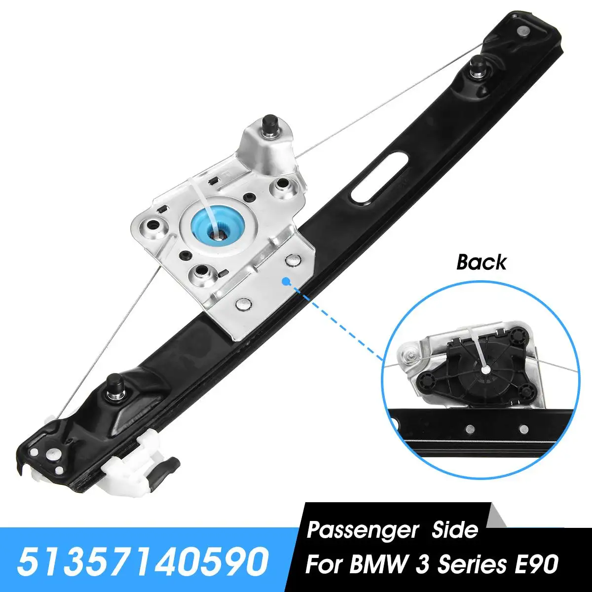 

Hot Sale Rear Left Right Power Window Regulator For BMW 3 Series E90 E91 323i 325i 325xi 328i xDrive 330xi Sedan 51357140589