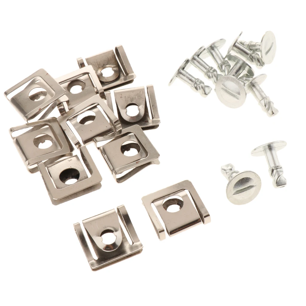 10pcs Auto Car Parts Panel Trim Clips Plastic Rivet Fasteners OEM：8D0805960