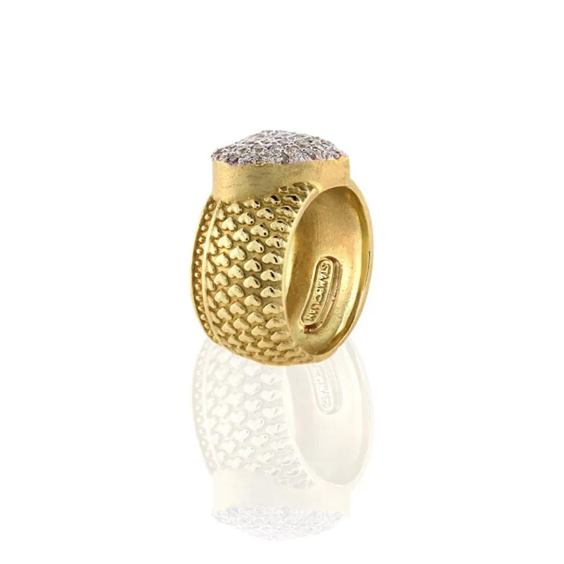 Любовь, сердце, кубический циркон кольца пышные морские микро вымощенные Полный Bling Iced Out кольцо Роскошные желтые золотые кольца для женщины мужчины подарок Z5M382