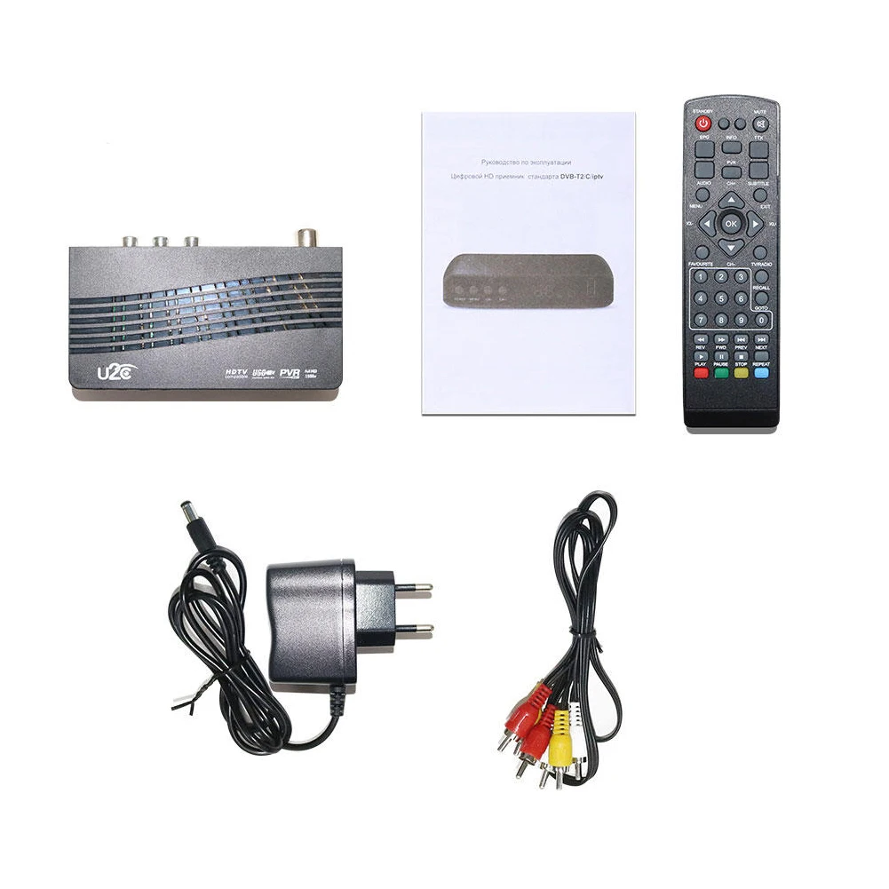 DVB T2 115 многоканальный топ коробка Full HD Стабильный USB PVR Plug And Play мини умный дом цифровой пульт дистанционного управления ТВ приемник