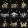 LaVixMia Authentic Stainless Steel Horse Fox Jewelry Necklace Wholesale Female Unique Wild Animal Owl Necklaces Dropshipping ► Photo 1/6