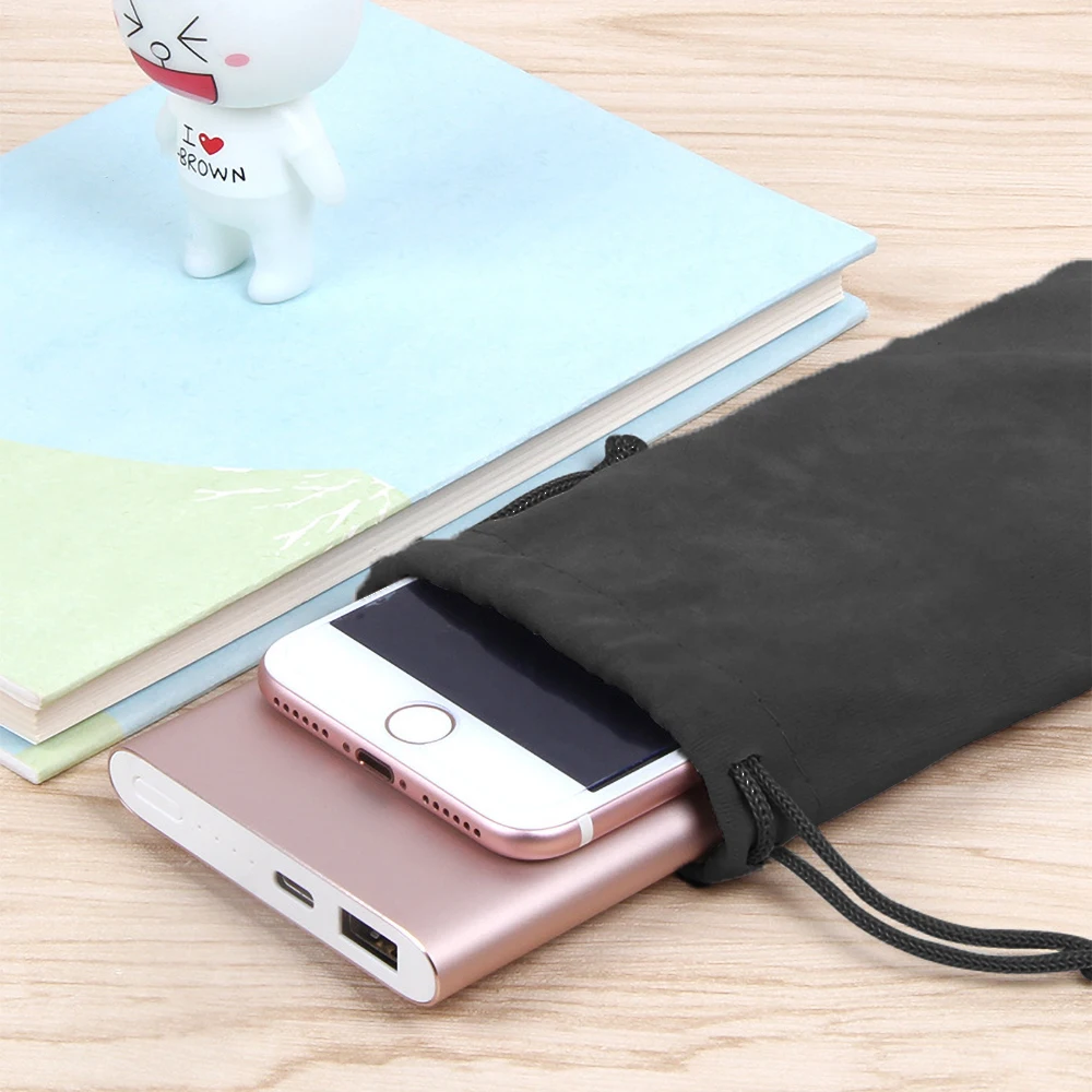 Многофункциональная тканевая сумка для хранения PUJIMAX подходит для зарядного устройства, зарядного кабеля, наушников, мелких предметов, тип шнура, легко носить с собой