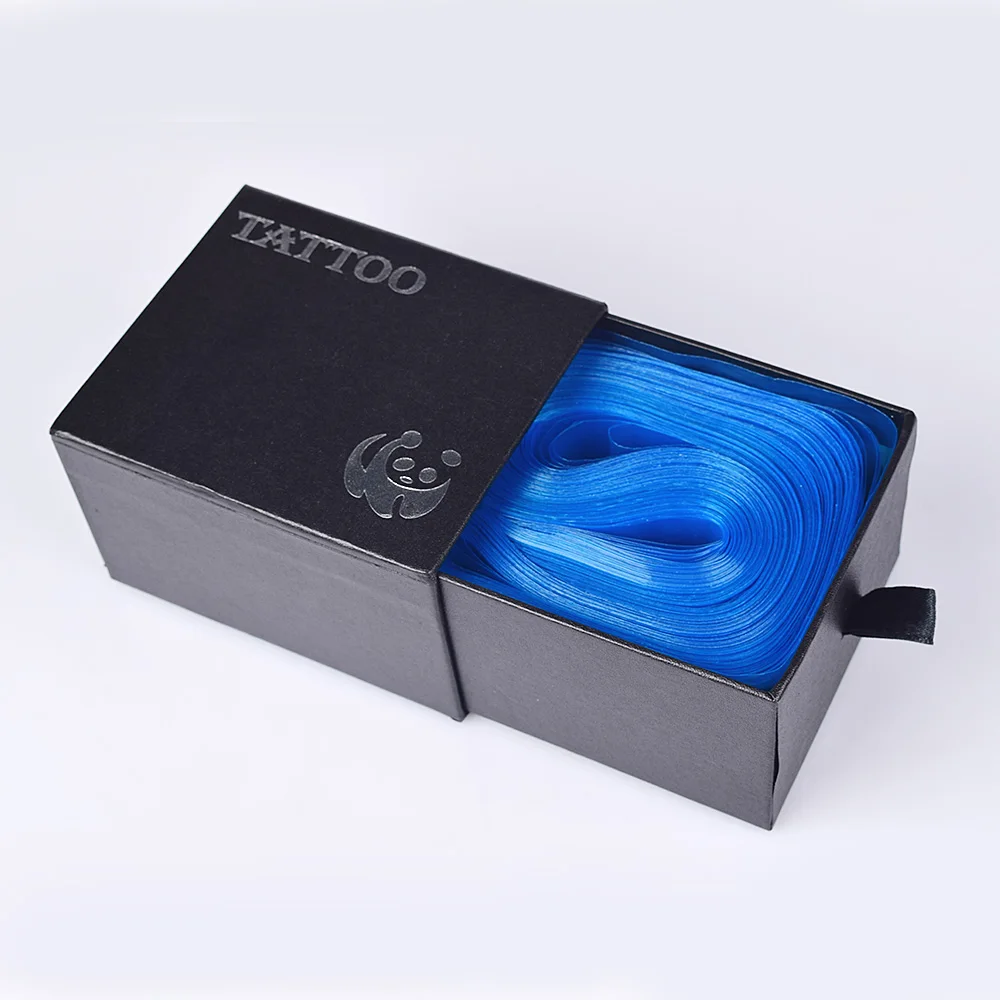

100Pcs/pack Tattoo Clip Cord Sleeves Machine Bags Supply Disposable Covers Bags for Tattoo Machine Professional Accessory Blue