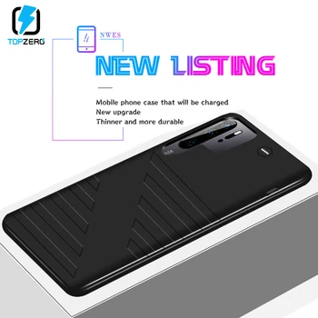 Перейти на Алиэкспресс и купить Зарядное устройство чехол для Huawei P20 P30 Pro Powerbank чехол для Huawei Nova 3 3e 4 P20 lite P20 Honor Play Внешний Аккумулятор Чехол