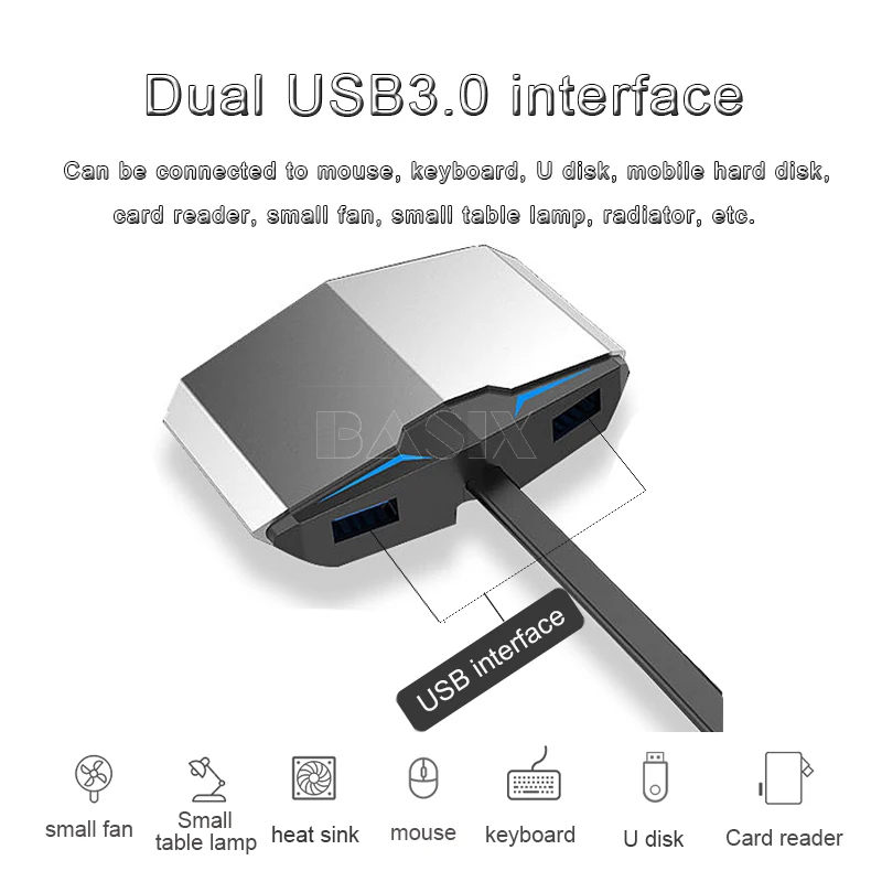 Basix концентратор usb type c к HDMI VGA RJ45 Gigabit Ethernet портом Thunderbolt 3 адаптер для Macbook pro huawei P20