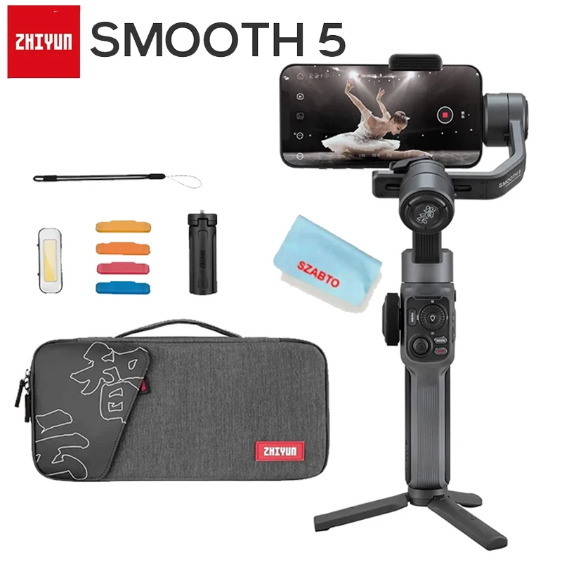 買取 岡山 Zhiyunスムーズ5電話ジンバル3 A軸ハンドヘルドスタビライザースマートフォンジンバルiphone 13プロと補助光 新千歳空港 North Hydroguam Net