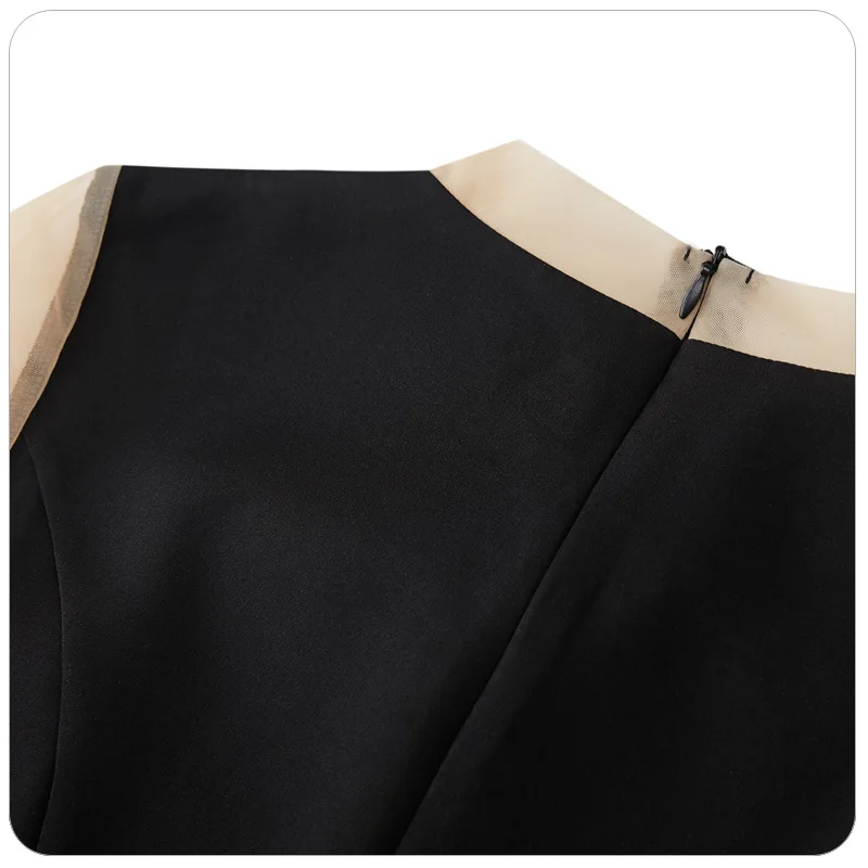 Большие размеры M~ 4XL модные элегантные женские специальные Occassion Кофты с аппликацией женские большие качели длинные оборки свадебное платье
