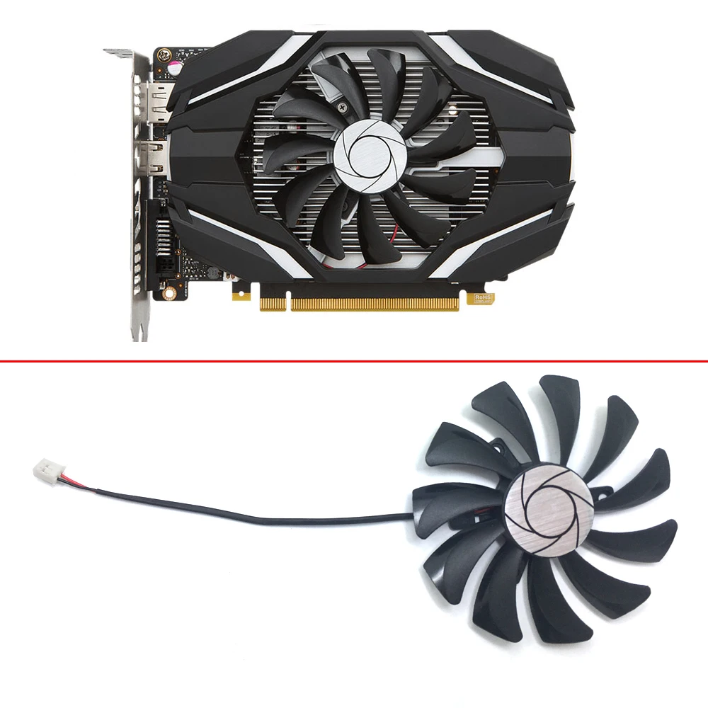 Охлаждающий вентилятор для ПК охлаждающий MSI Geforce GTX 1050 2G 1050Ti 4G OC 85 мм 0 57a