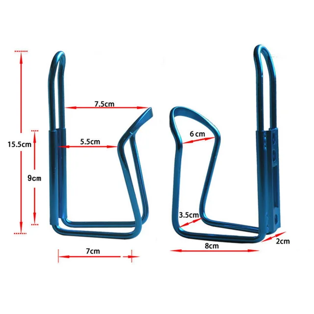 Aluminum Alloy Bicycle Bottle Holder Classic Cycling Drink Rack Bottle Solid Accessories for Mountain Bike Water Cage 4