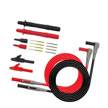 14 шт. цифровой измерительный наконечник мультиметра наборы зонды зажимы аллигатора наконечники зонда