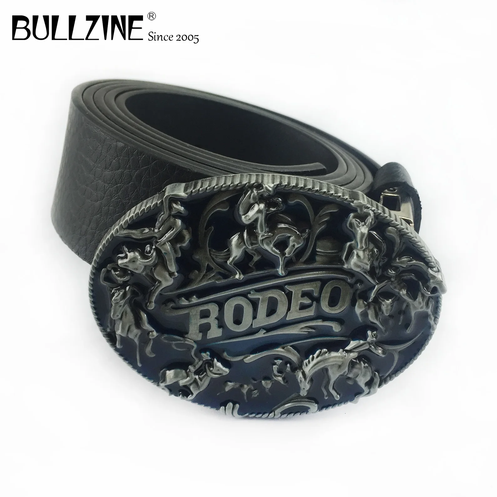 Bullzine цинковый сплав ретро западное Родео ремень с пряжкой для джинсов подарок