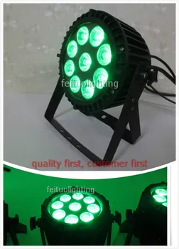 

E-6/lot with case waterproof ip65 9x18w 6in1 rgbaw+uv led par light for christmas stage dj