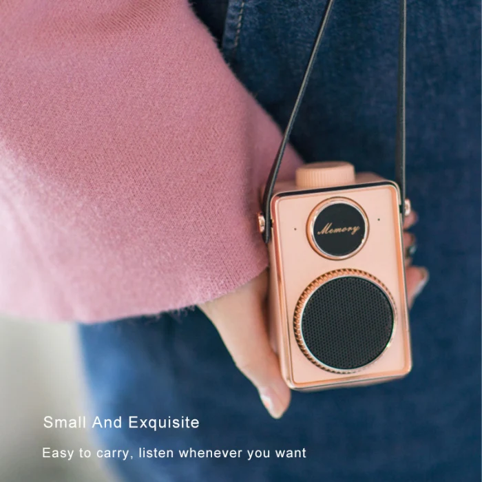 Портативный мини Bluetooth Сабвуфер Звук динамик Ретро Беспроводной Стерео Soundbox GDeals