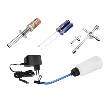 

RC Nitro Gas Starter Kit Glow Plug Ignitor Tool 80142 for HSP Trucks Buggies Model Car EU Plug
