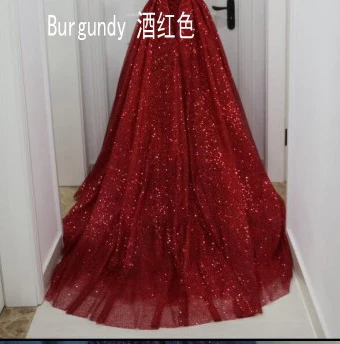 Блестящие Блестки бордовый с длинным рукавом Русалка платье для выпускного вечера плюс размер Формальные Вечерние платья женские шикарные вечерние платья - Цвет: burgundy