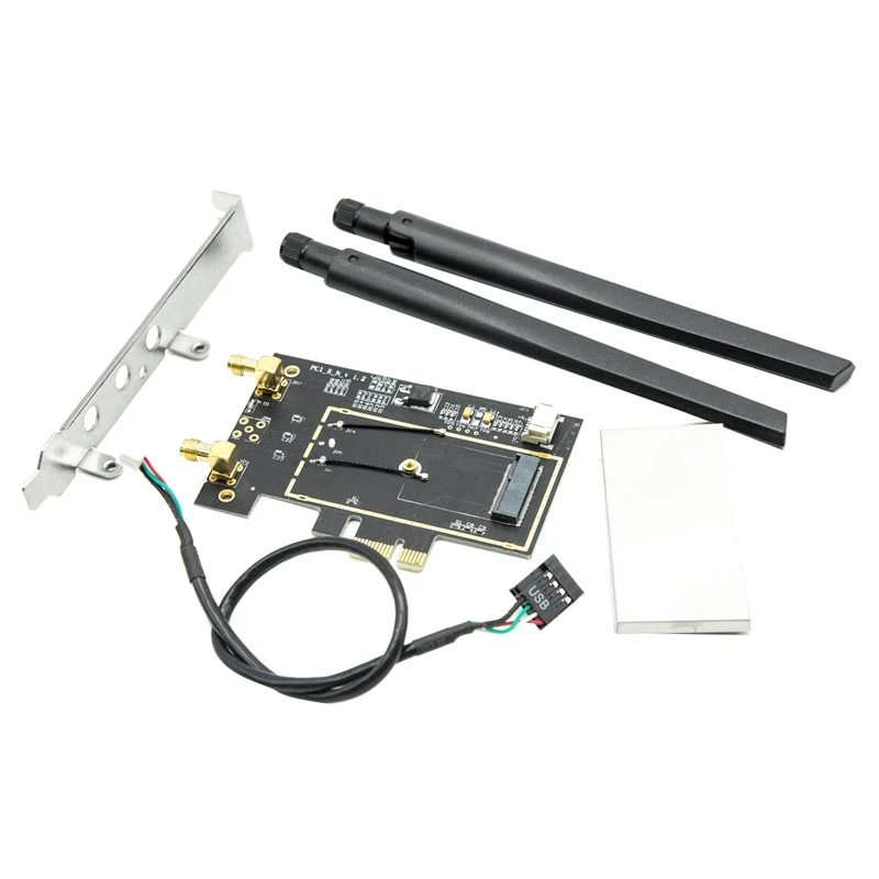 

NGFF M2 To PCIE AC Wireless Network Card Transfer Card 9260 8265 1550 AC DW1560